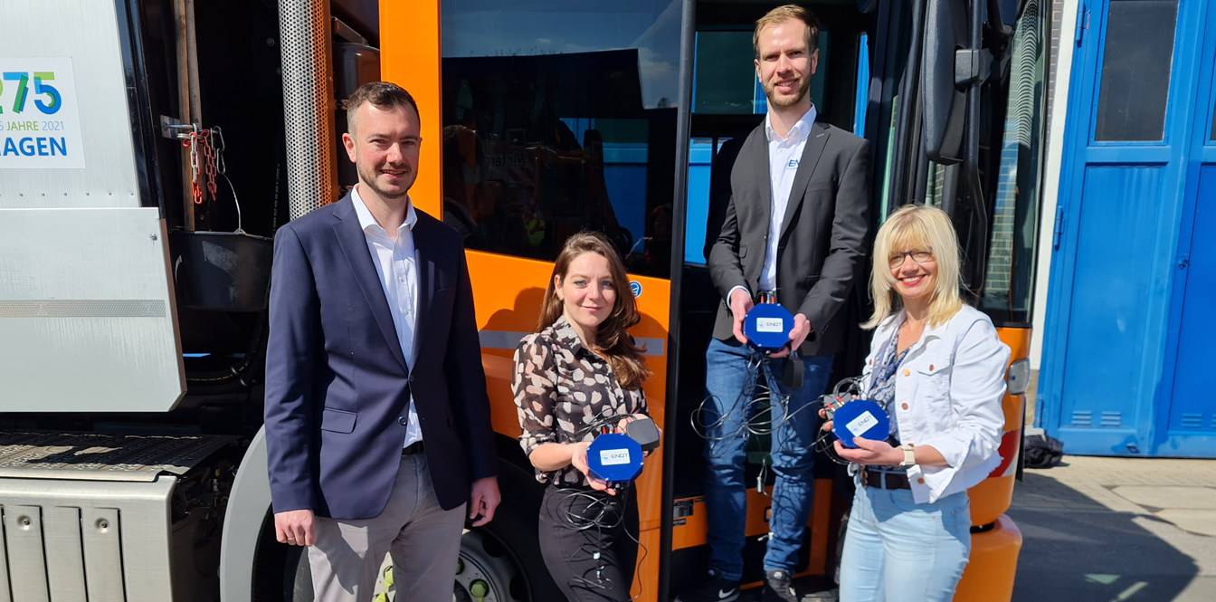 Auf dem Foto: Dominik Noroschat, Nicole Flocco, Christian Schuhmacher und Manuela Heek.