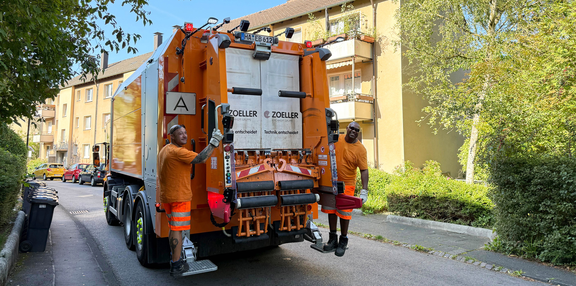 Unser Team der Müllabfuhr