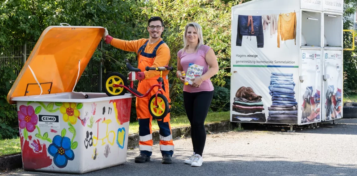 Rückspiel - Abgabe von Spielzeug am Wertstoffhof Haspe