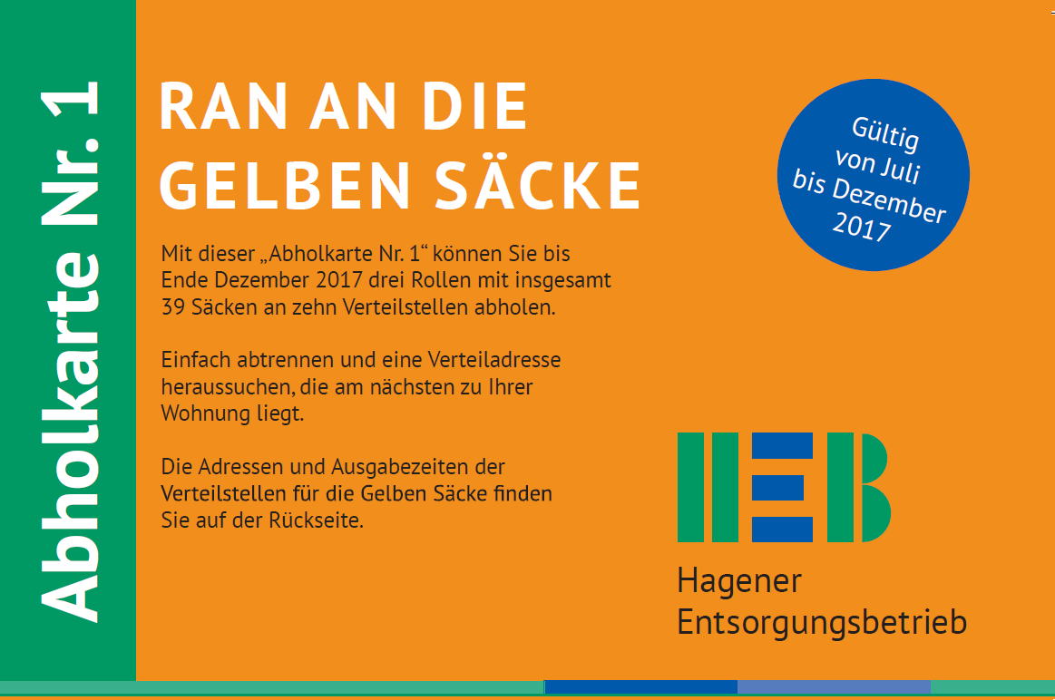 Behlter Gelbe Scke